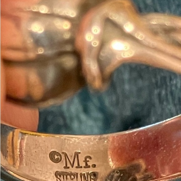 Mignon Faget new orleans -Size 7 -Tulip ring sterling silver. Discontinued - Picture 2 of 2